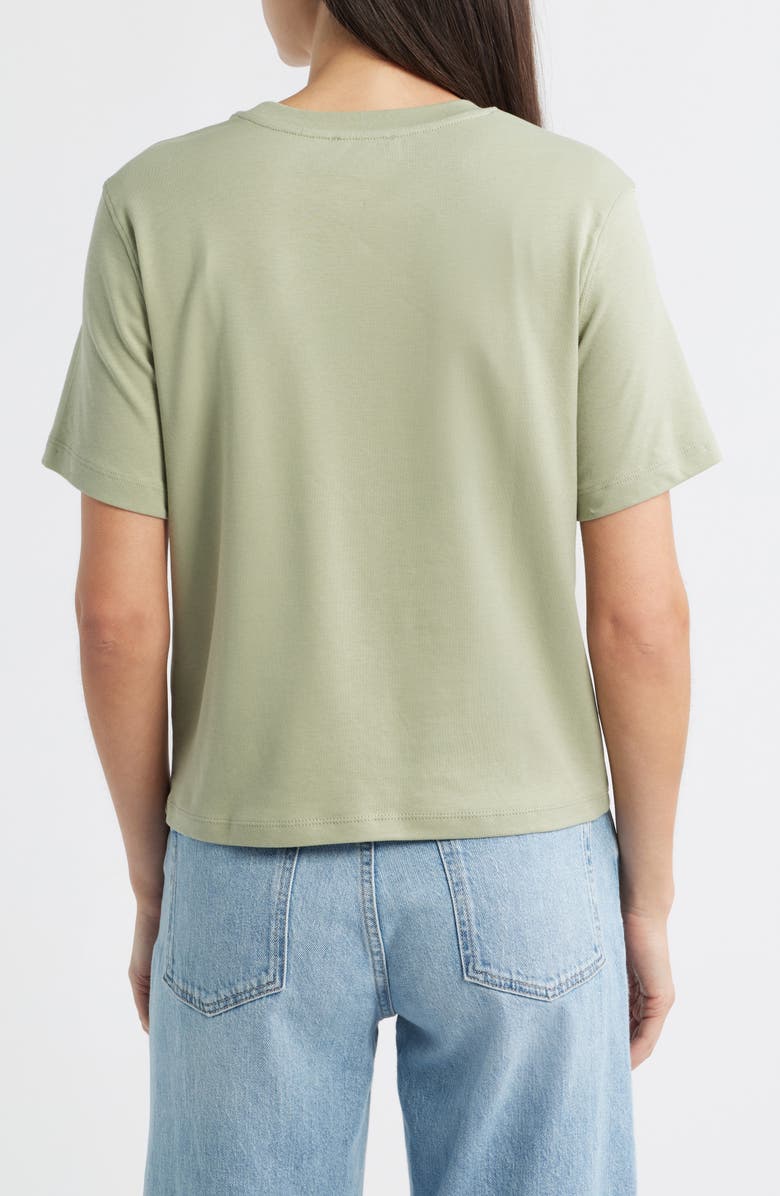 Mavi Jeans Crewneck Cotton T-Shirt, Alternate, color, Seagrass