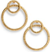 Karine Sultan Double Hoop Earrings