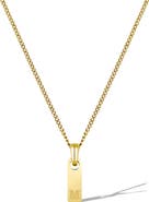Vincero Men's Initial Pendant Necklace