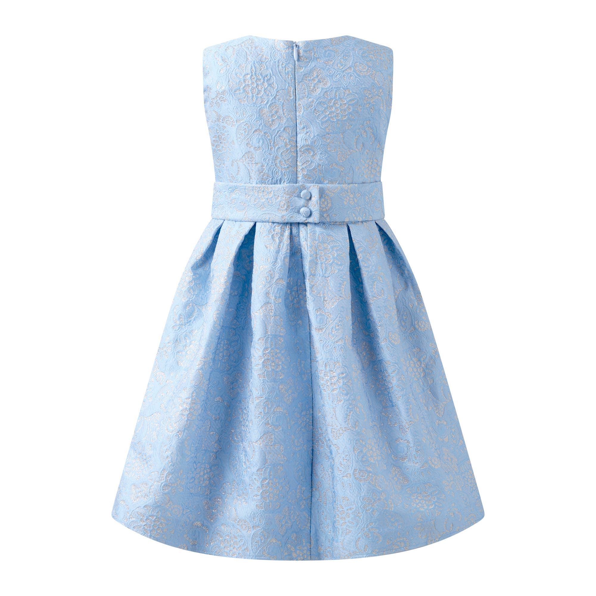 Rachel Riley Blue Damask Party Dress | Nordstrom