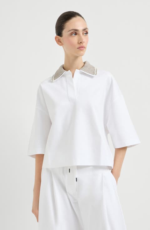 Couture interlock polo shirt