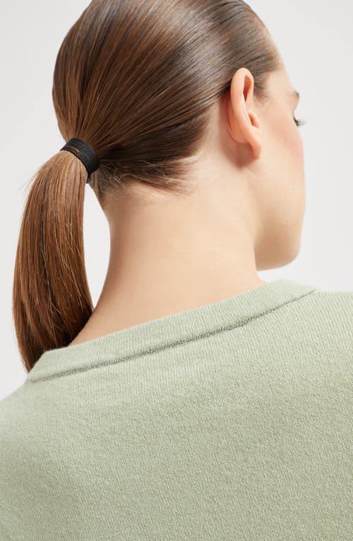 Brunello Cucinelli Cashmere Monili-detail Sweater In Mint Green