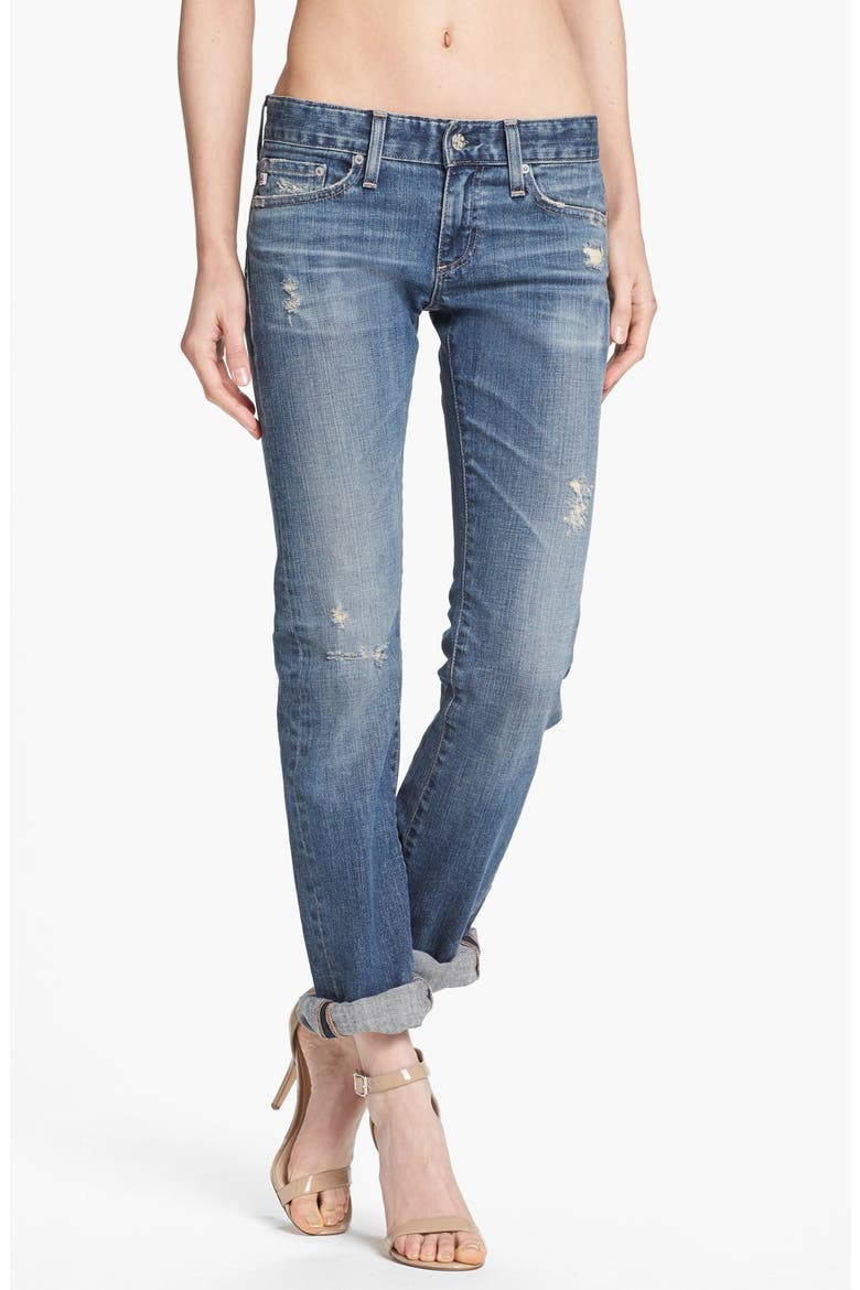 'The Tomboy' Relaxed Straight Leg Jeans, Main, color, 17 YEAR SALVATION