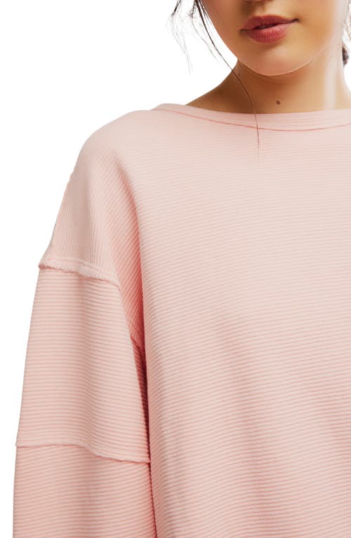 Free People Total Eclipse Oversize T-shirt In Pink