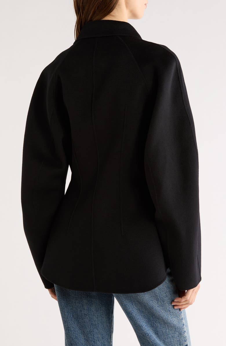 Róhe Sculptural Double Face Wool Jacket, Alternate, color, 