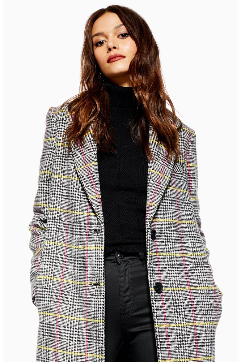 Piper Check Jacket, Alternate, color, BLACK MULTI