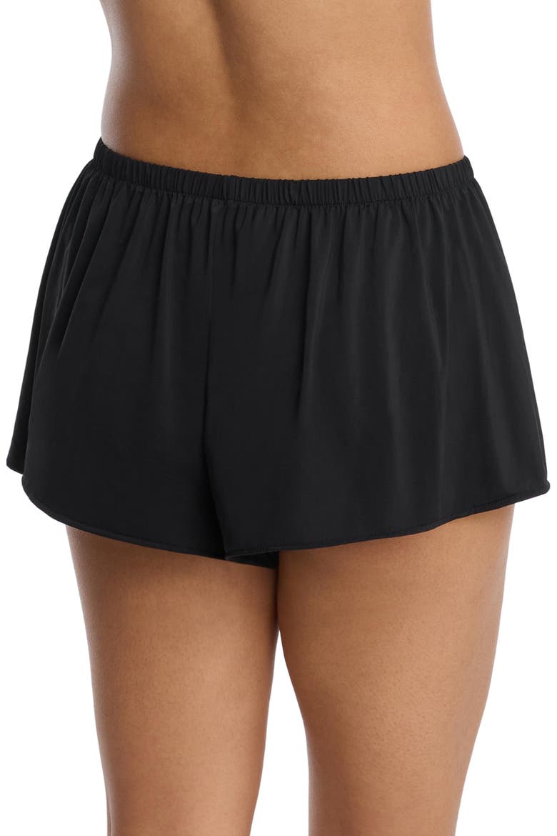 Minx Flowy Lace Short, Alternate, color, BLACK