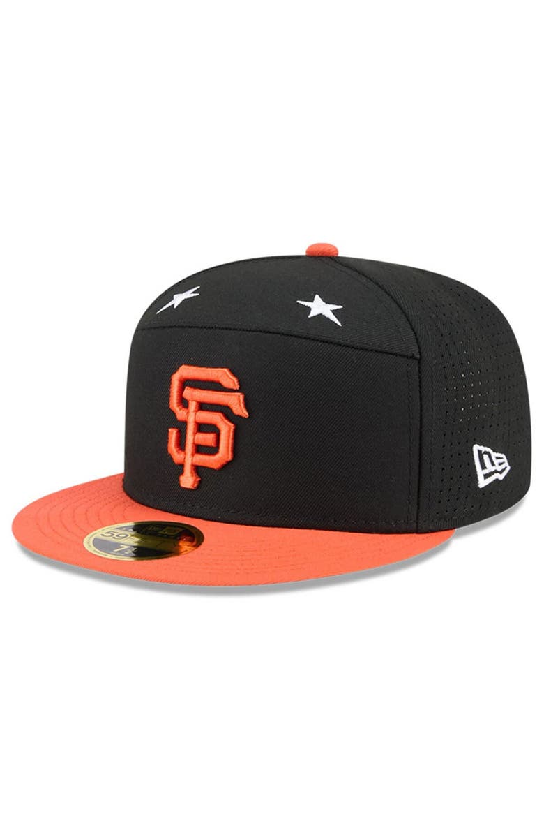 New Era Men's New Era Black/Orange  San Francisco Giants 2025 MLB All-Star Game Side Patch 59FIFTY Fitted Hat, Alternate, color, 