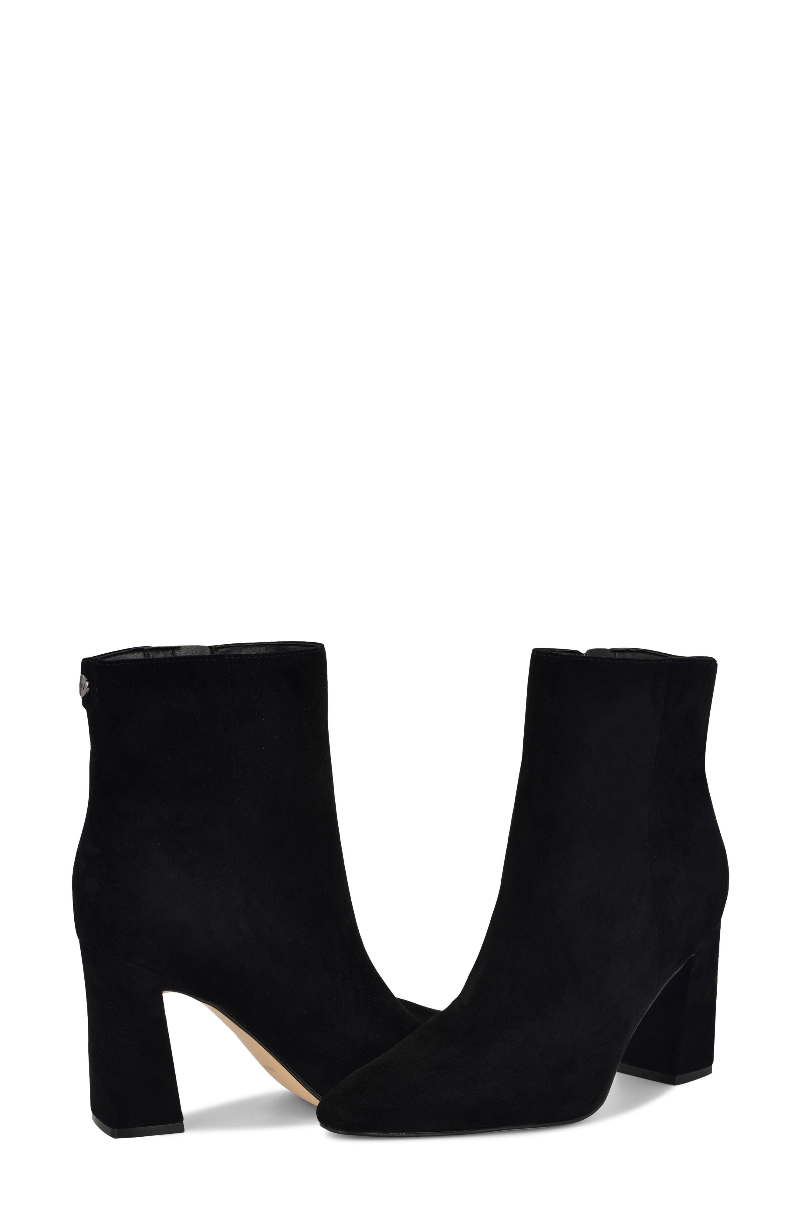 Nine West Reraye Bootie, Alternate, color, Black Suede