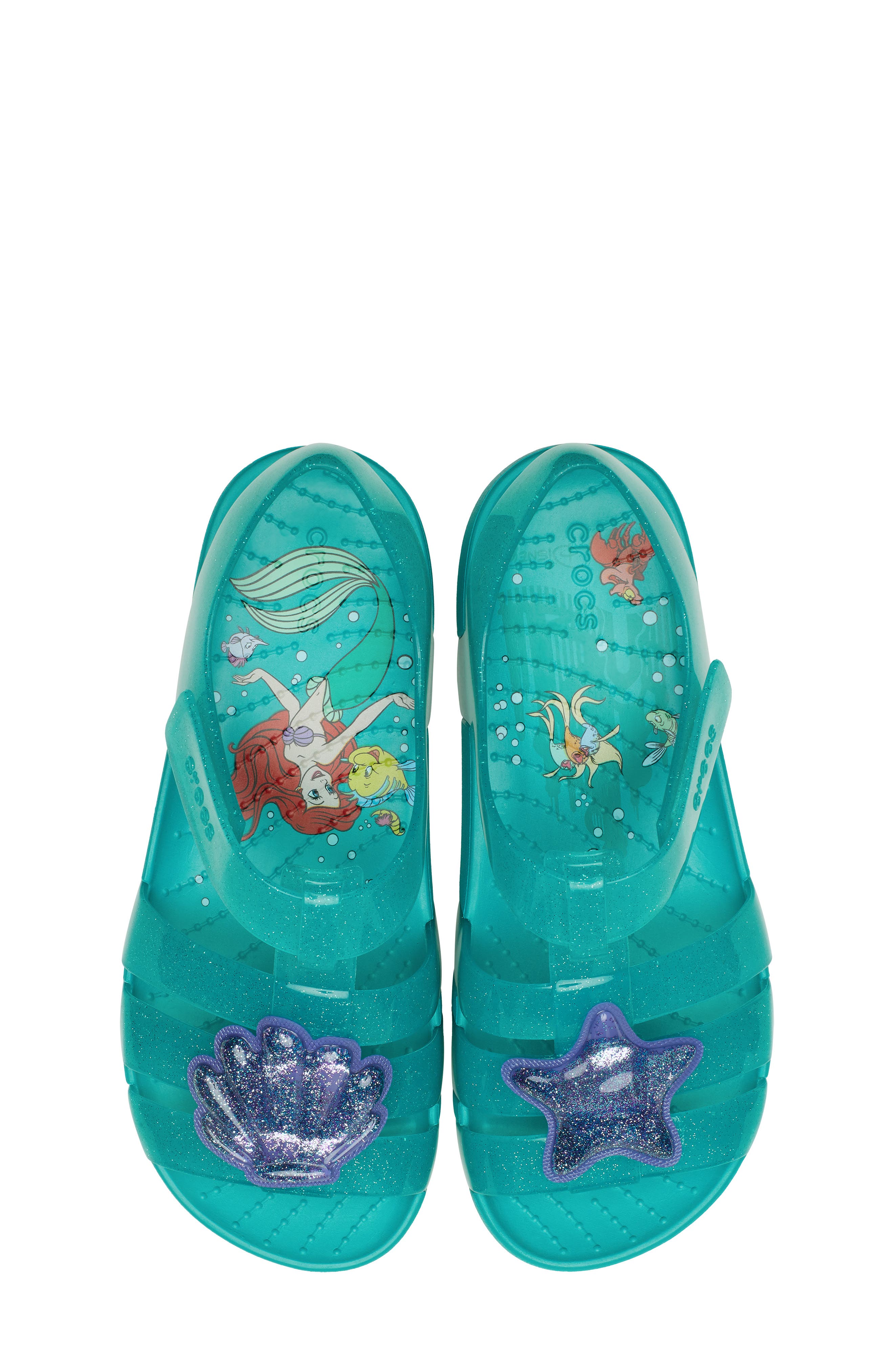 CROCS Kids' Princess Ariel Jelly Sandal, Alternate, color, 
