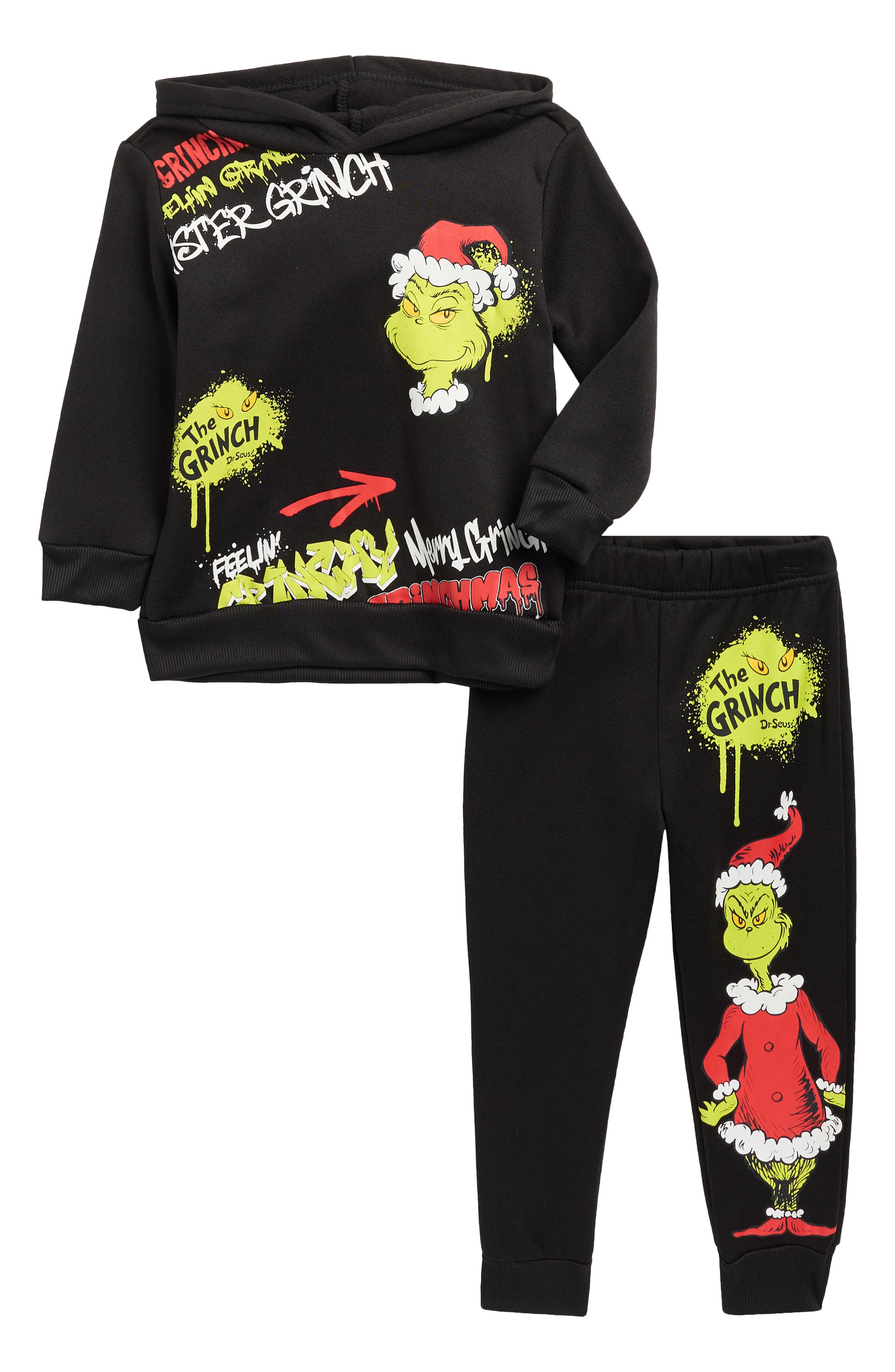 ASSORTED Kids' The Grinch Christmas Hoodie & Joggers Set