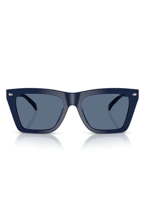 Michael Kors 56mm Square Sunglasses in Navy 