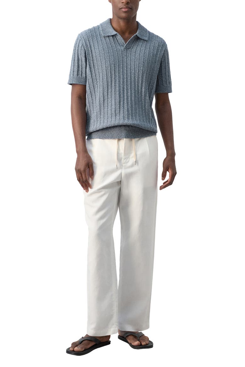 Fine Knit Cotton Polo, Alternate, color, INDIGO BLUE