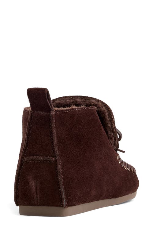Madewell The Meadow Moccasin Ankle Boot In Brown
