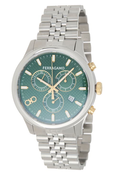 Duo Chronograph Bracelet Watch, 44mm