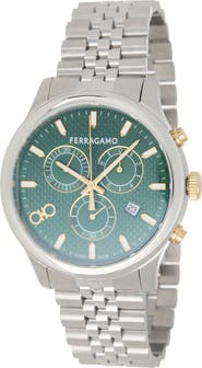 FERRAGAMO Duo Chronograph Bracelet Watch, 44mm