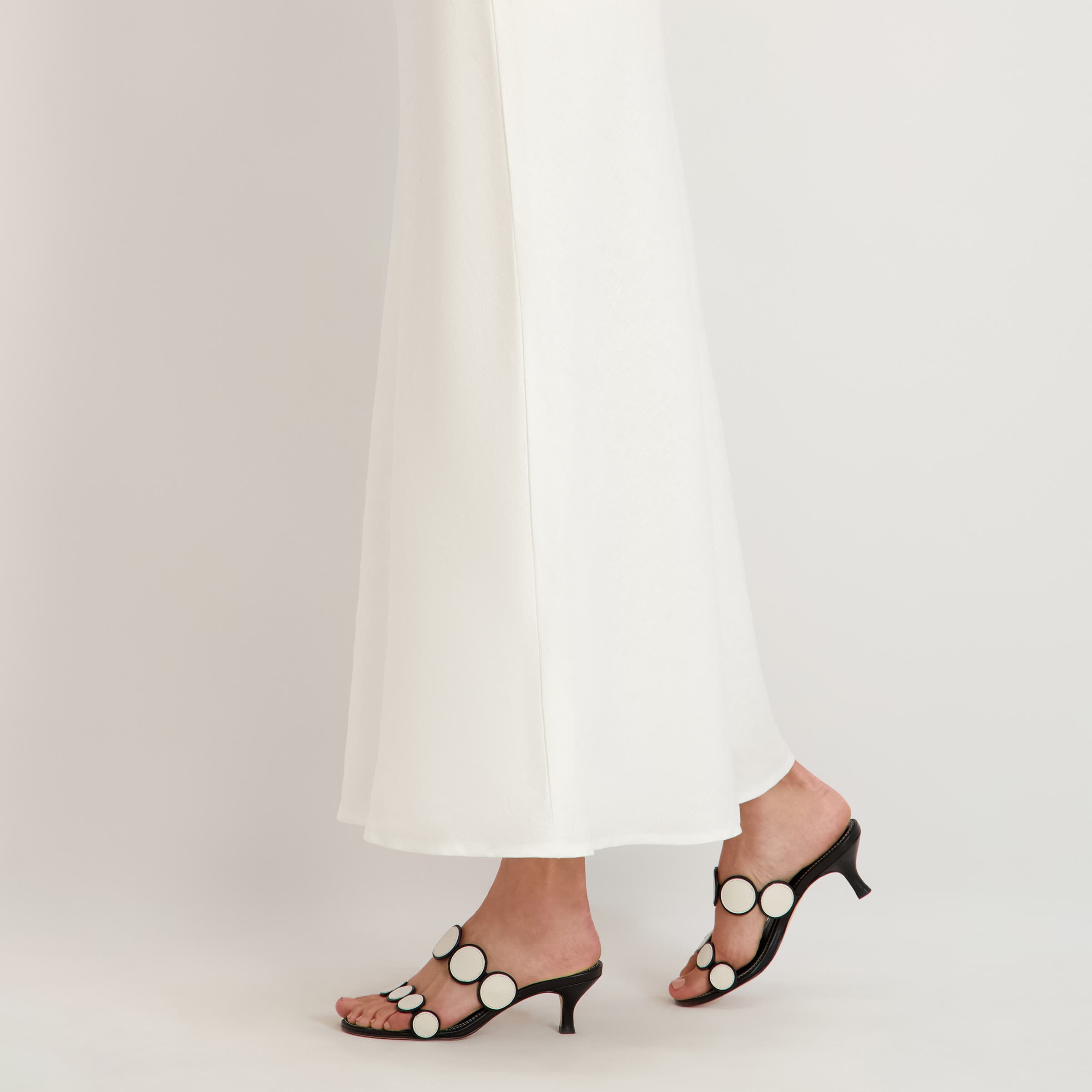 Bernardo 1946 Footwear Prya Kitten Heel Sandal, Alternate, color, Black