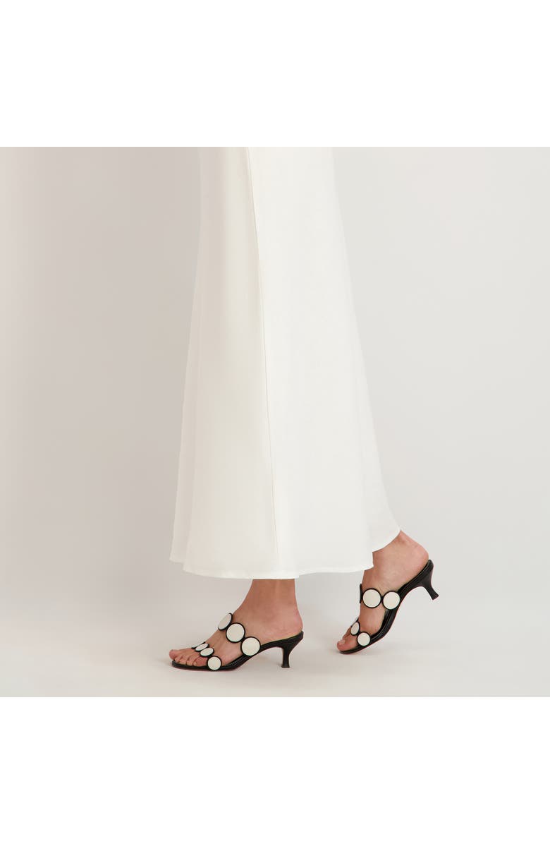 Bernardo 1946 Footwear Prya Kitten Heel Sandal, Alternate, color, Black