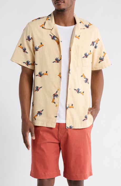 Lucky Brand x Guinness Toucan Cotton Camp Shirt