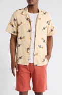Lucky Brand x Guinness Toucan Cotton Camp Shirt