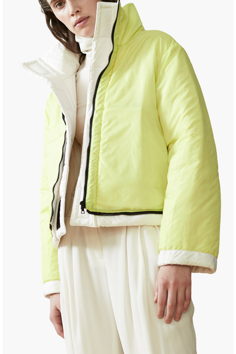Reversible Convertible Sustainable Down Coat, Alternate, color, Off-white