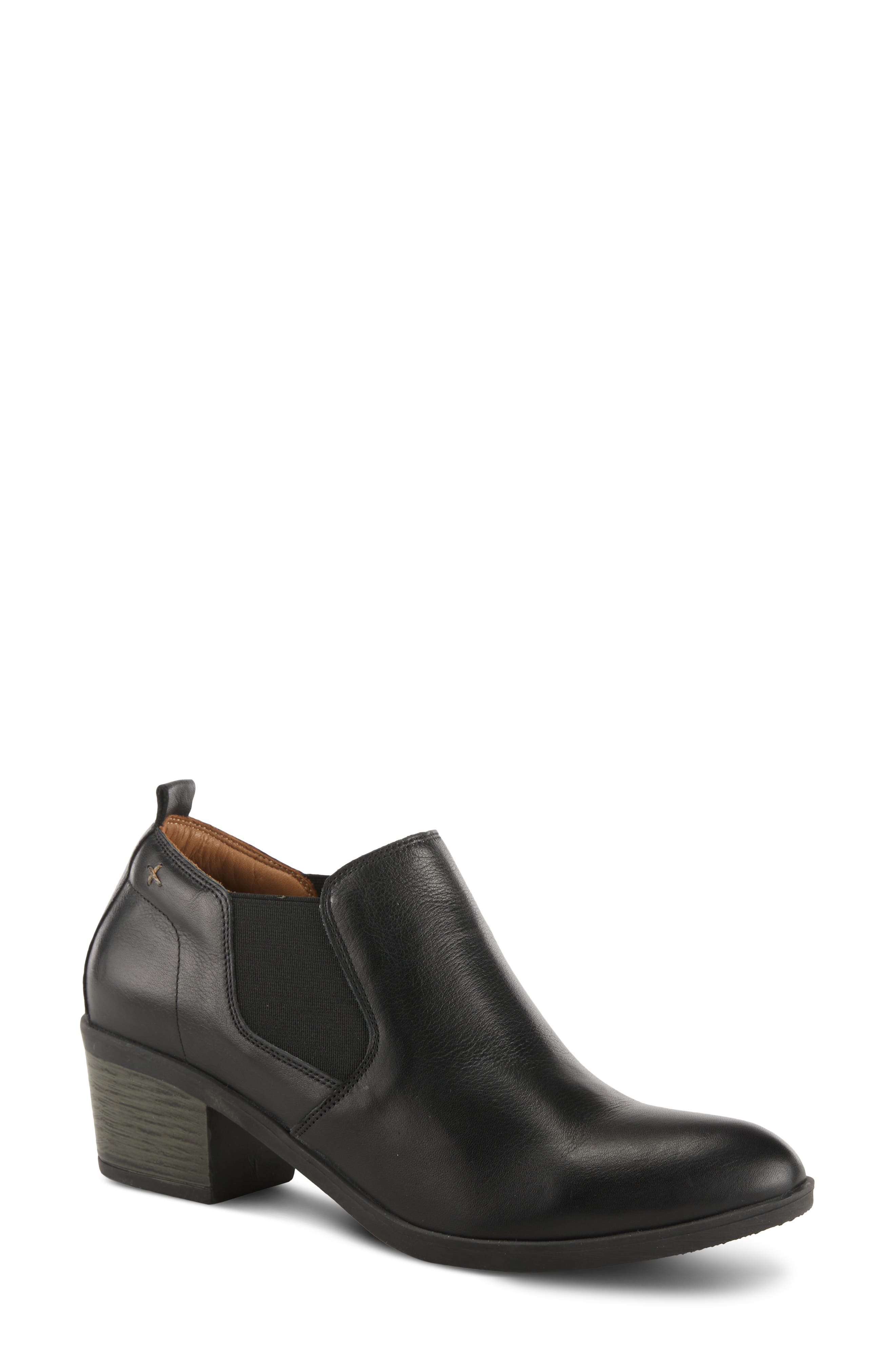 Spring Step Phaedra Chelsea Boot, Main, color, Black