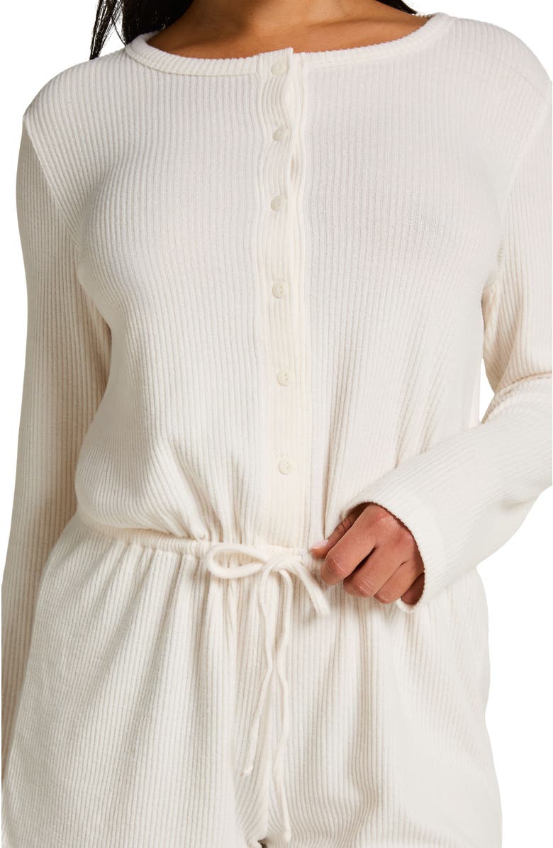 Hunkemöller Short Jersey Rib Sleep Set, Alternate, color, White