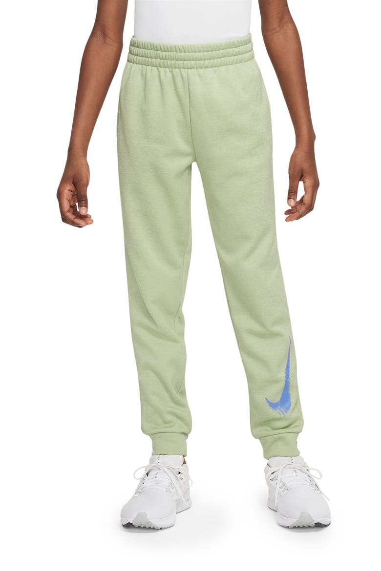 Kids' Therma Multi+ Training Joggers, Main, color, HONEYDEW/ SEA GLASS/ POLAR