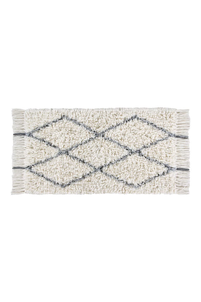 Berber Washable Wool Rug, Main, color, NATURAL CHARCOAL