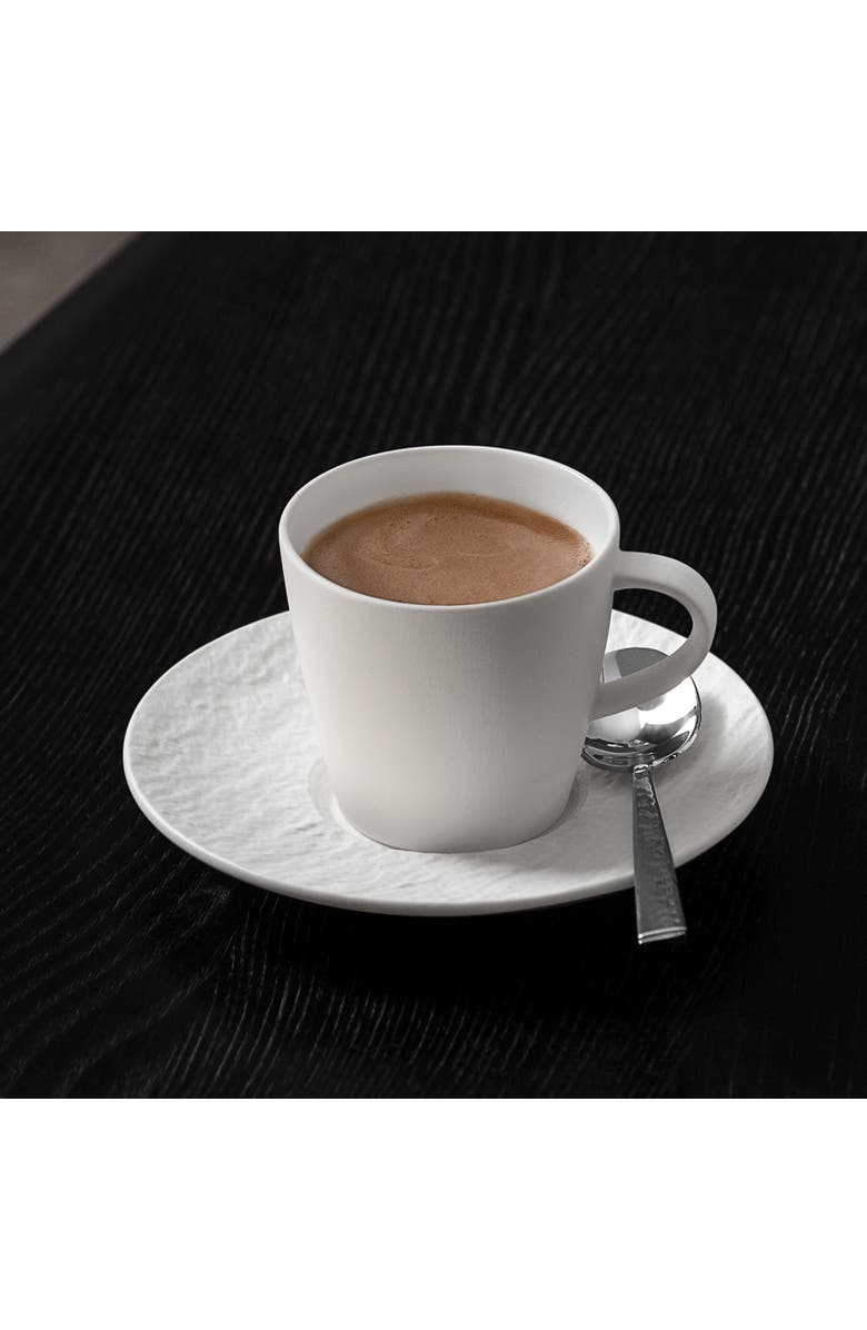 Villeroy 
Boch Manufacture Rock blanc Espresso Cup, Alternate, color, White
