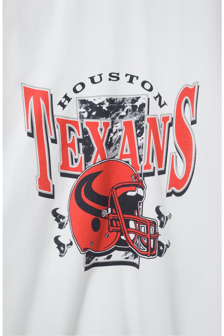Houston Texans Conversion Graphic Sweatshirt, Alternate, color, WHITE