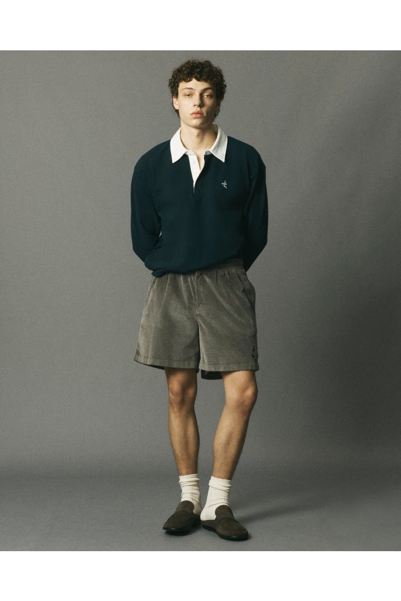 Long-Sleeve Rugby Polo, Alternate, color, Navy