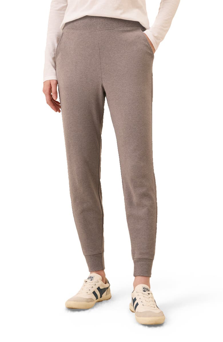 Pact Everyday Organic Cotton Airplane Joggers, Alternate, color, Deep Taupe Heather