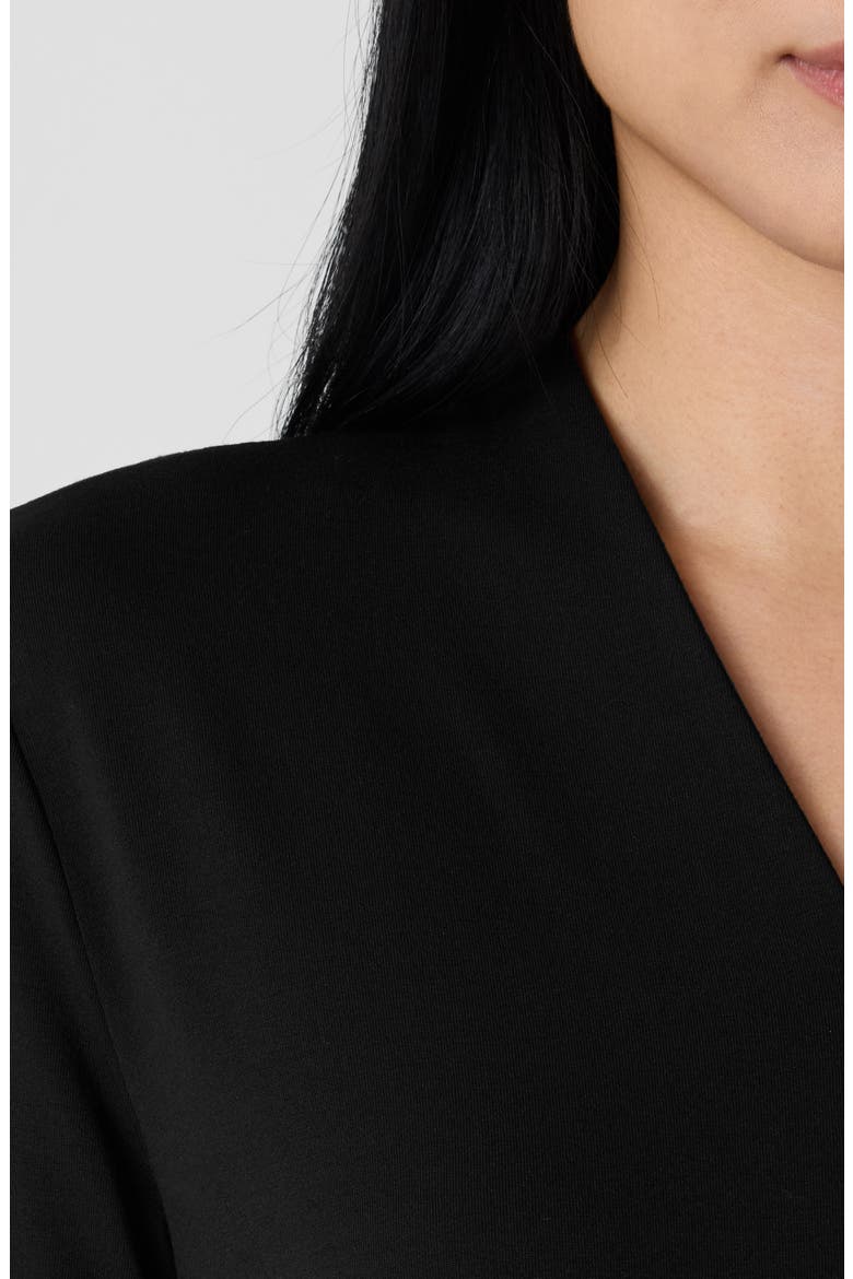 Jersey Sheath Midi Dress, Alternate, color, BLACK