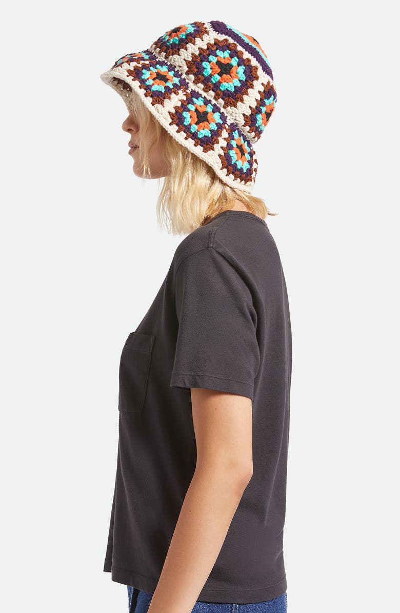 Brixton Knit Bucket Hat, Alternate, color, Purple Multi
