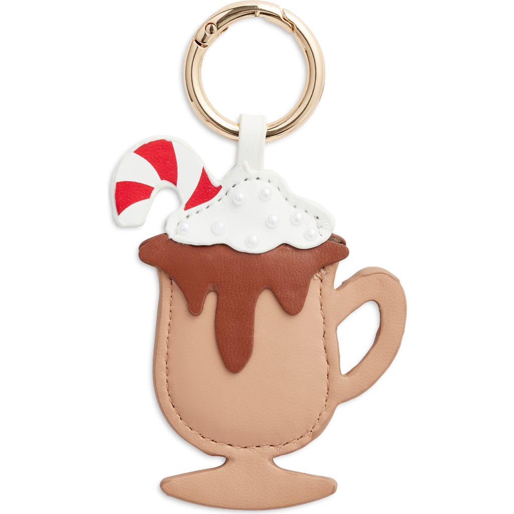 Chelsea28 Peppermint Cocoa Bag Charm In Brown