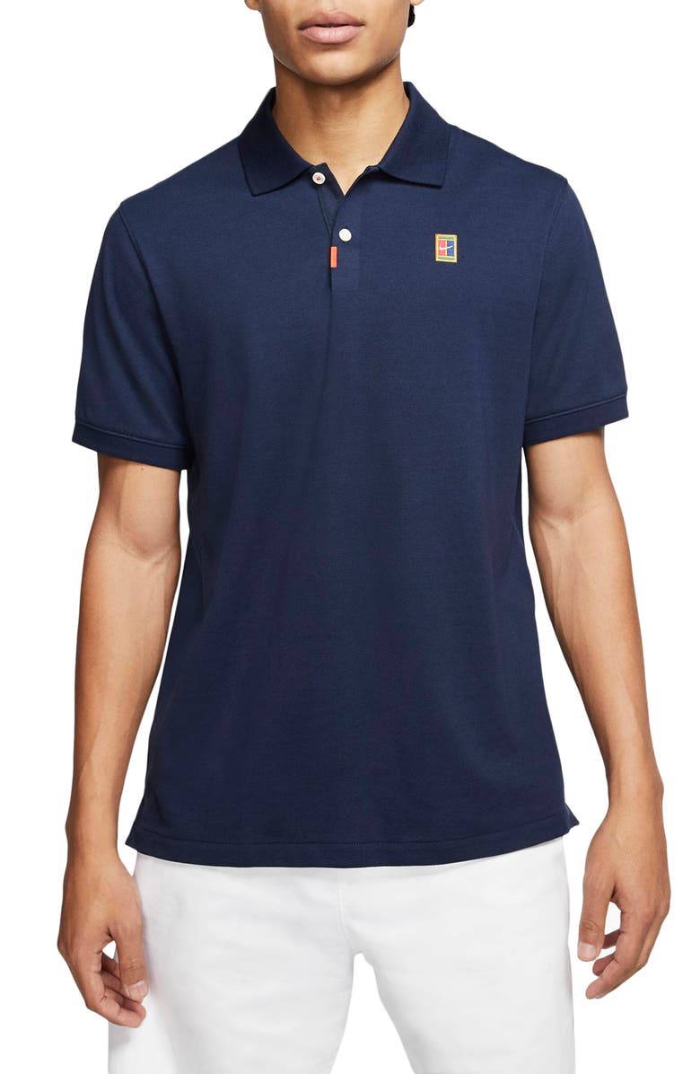 Nike Court Dri-FIT Heritage Piqué Tennis Polo, Main, color, 