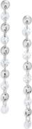 NORDSTROM RACK Floating Cubic Zirconia Disc Linear Earrings