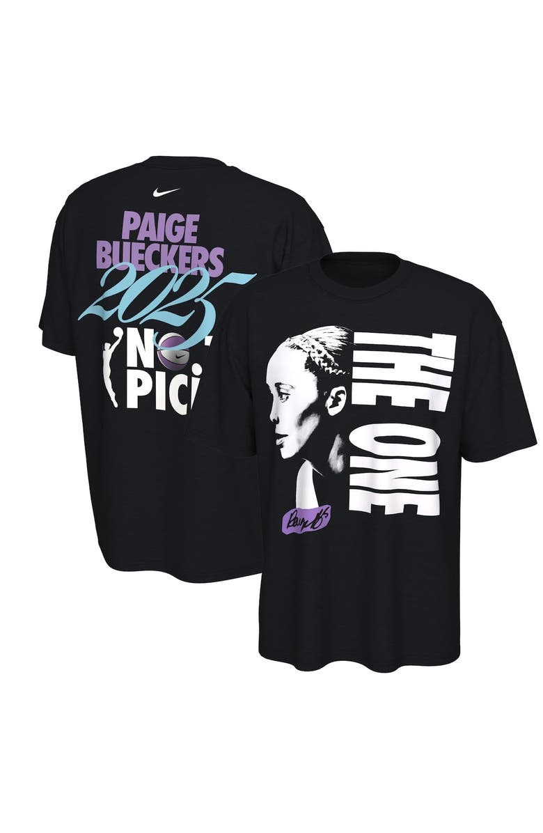 Nike Unisex Nike Paige Bueckers Black 2025 WNBA Draft The One T-Shirt, Main, color, Black