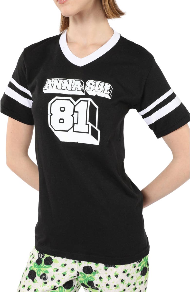 Anna Sui Logo T-Shirt, Main, color, 