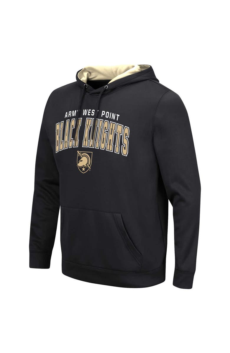 COLOSSEUM Men's Colosseum Black Army Black Knights Resistance Pullover Hoodie, Alternate, color, Black