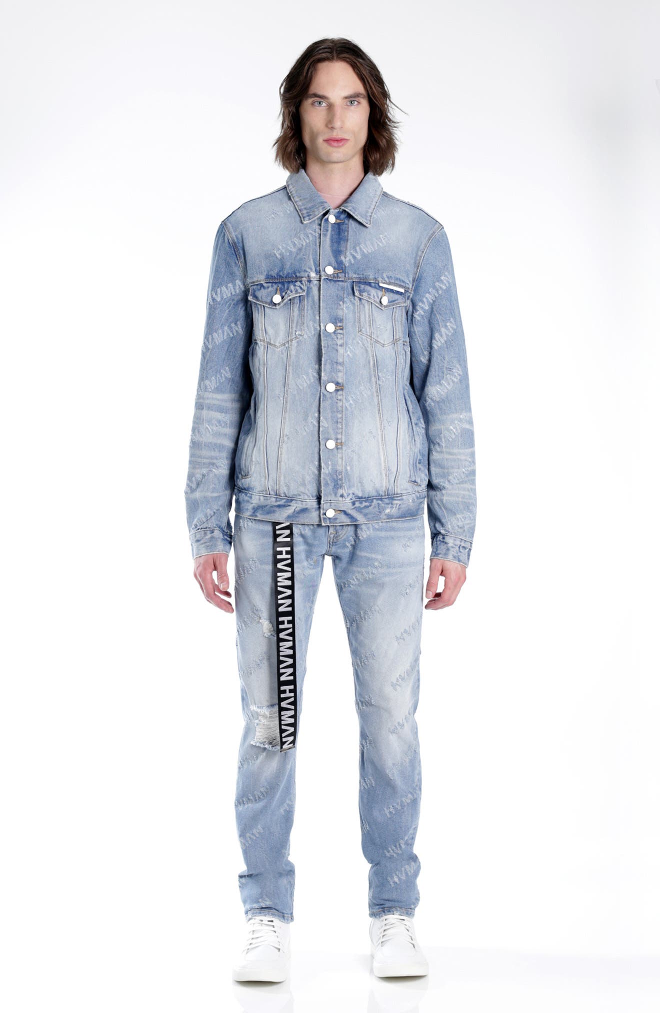 Cult of Individuality Strat Belted Super Skinny Jeans (Men) | Nordstromrack