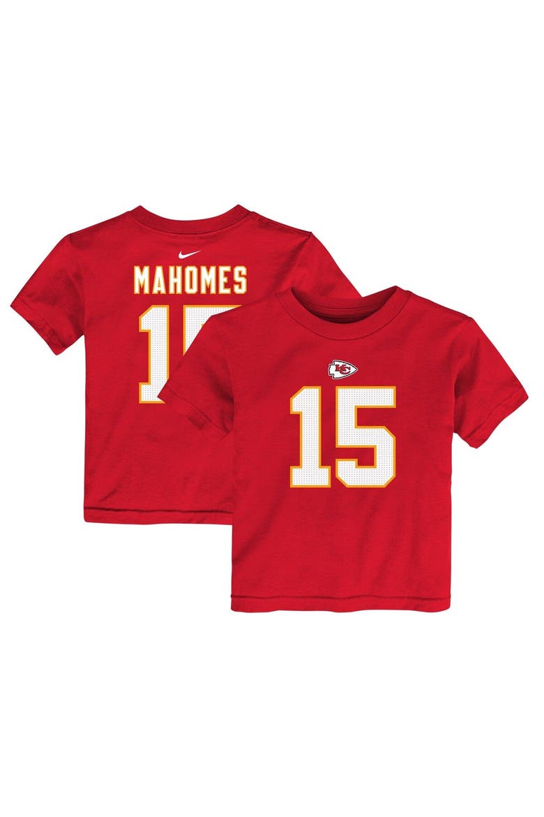 Toddler Nike Patrick Mahomes Red Kansas City Chiefs Player Name & Number T-Shirt, Main, color, Red