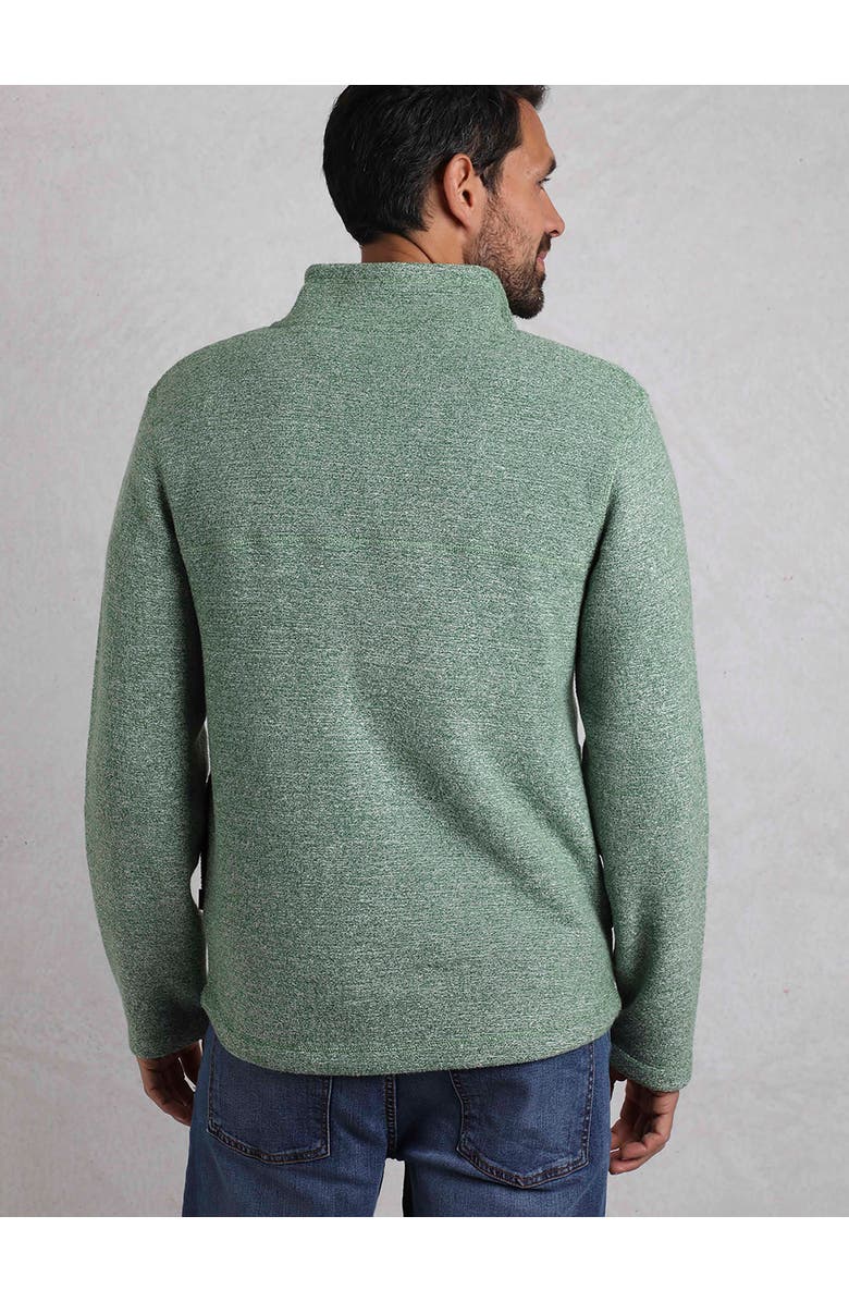 Weird Fish Laramie 1/4 Zip Snow Marl Fleece, Alternate, color, Olive