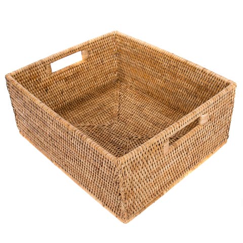 Artifacts Rattan Rectangular Storage Basket