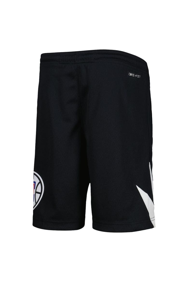 Youth Jordan Brand Black LA Clippers Statement Edition Swingman Performance Shorts, Alternate, color, Black