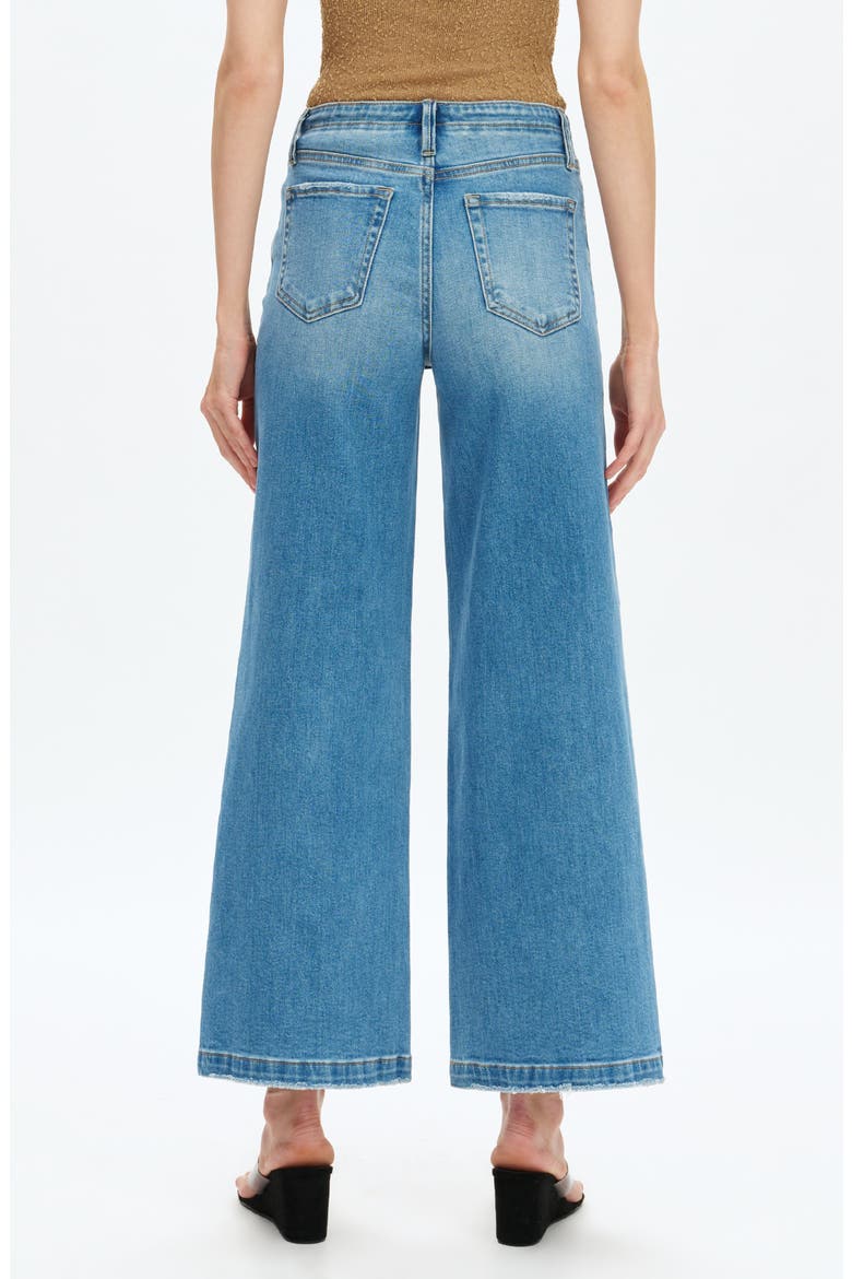 Zephyrine Drawstring Wide Leg Jeans, Alternate, color, LIGHT BLUE