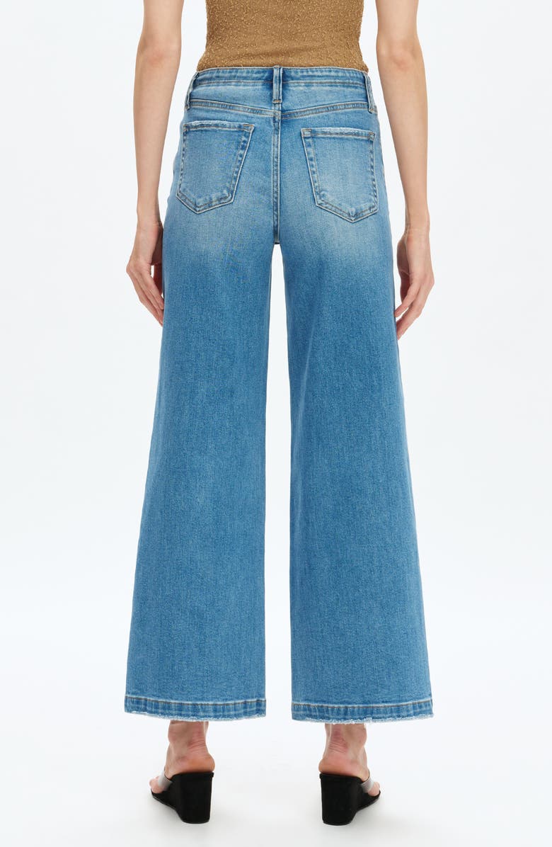 Bayeas Zephyrine Drawstring Wide Leg Jeans, Alternate, color, Light Blue