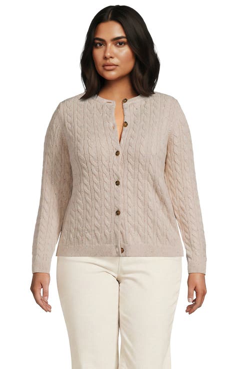 Plus Size Drifter Jacquard Cardigan Sweater