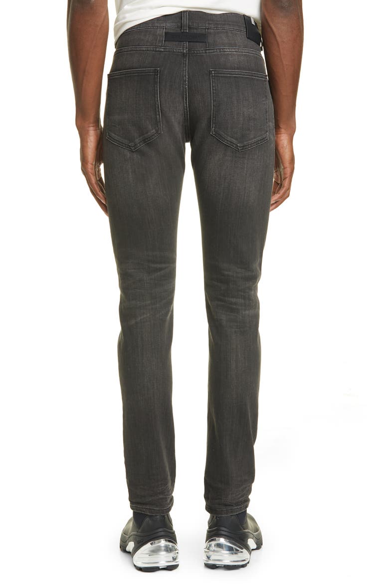 Classic Roller Coaster Buckle Jeans, Alternate, color, BLACK